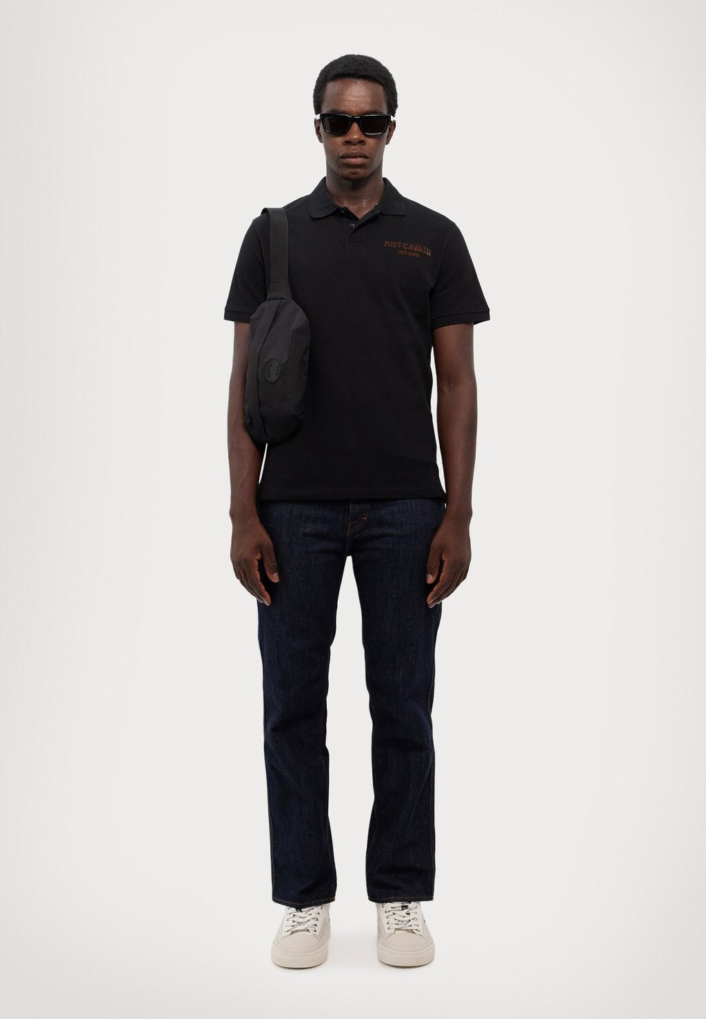 

Рубашка поло NEW SLIM FIT Just Cavalli, черный