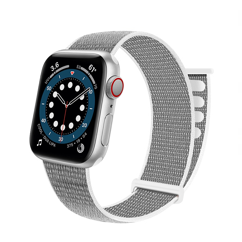 

Penc Iwatch Часы Strap Apple Compatibility Nylon Material 49mm, Two sections of nylon velcro-strap strap [sea shell color]