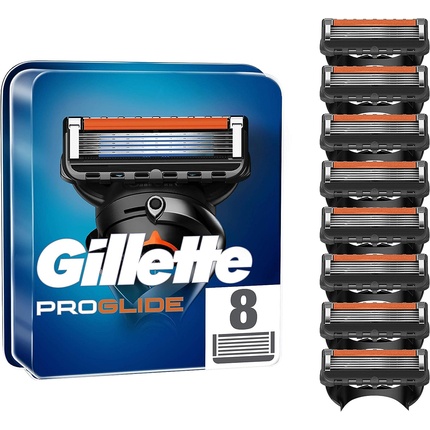 

Стержни для мужской бритвы Proglide, 8 шт., 5 лезвий с антифрикционным покрытием, Gillette