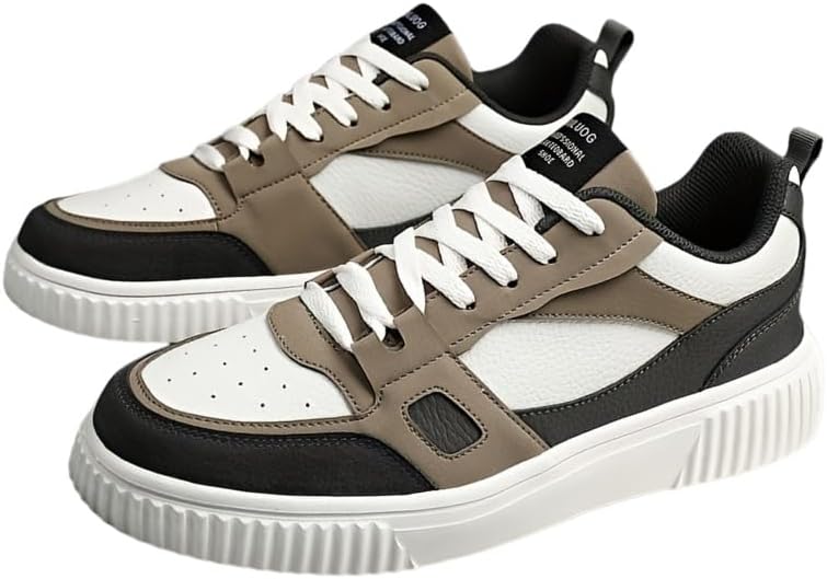 

Мужские модные удобные кроссовки с противоскользящей подошвой и шнуровкой, с рисунком «личи», подходят для активного отдыха мужчин Clolinde, хаки