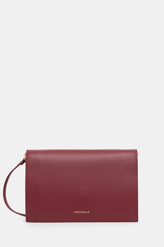 

Кожаная сумка Coccinelle, бордовый