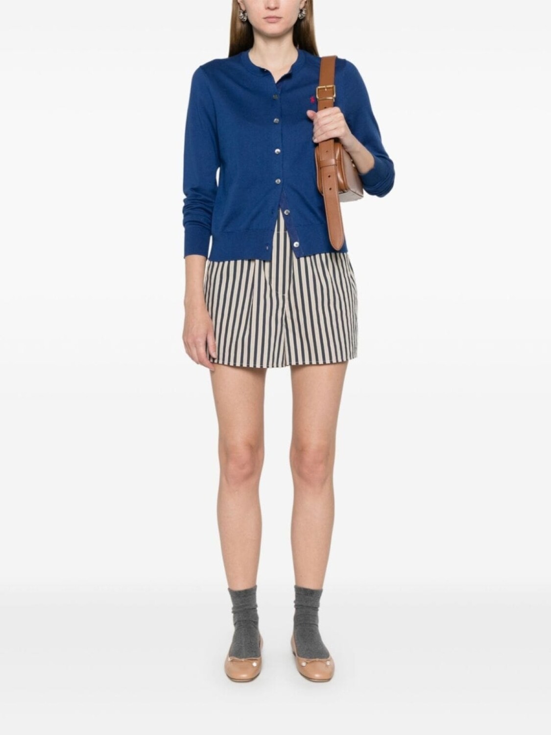 

Polo Ralph Lauren кардиган Polo Pony с круглым вырезом, синий