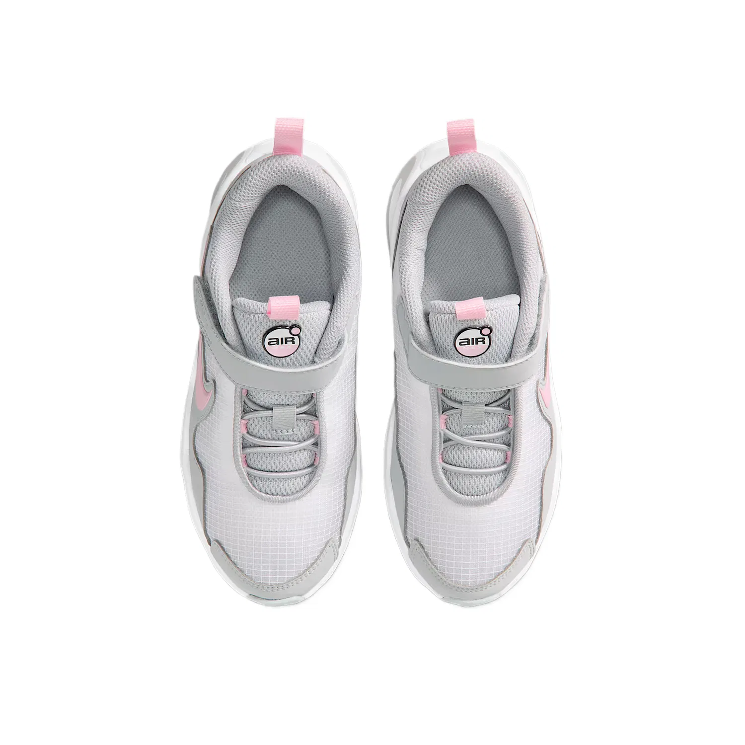Кроссовки детские Air Max Nova Breathable Low top для детей 3-7 лет Nike, White/Wolf Gray/Pearl Powder/Medium Soft Pink — фото 4