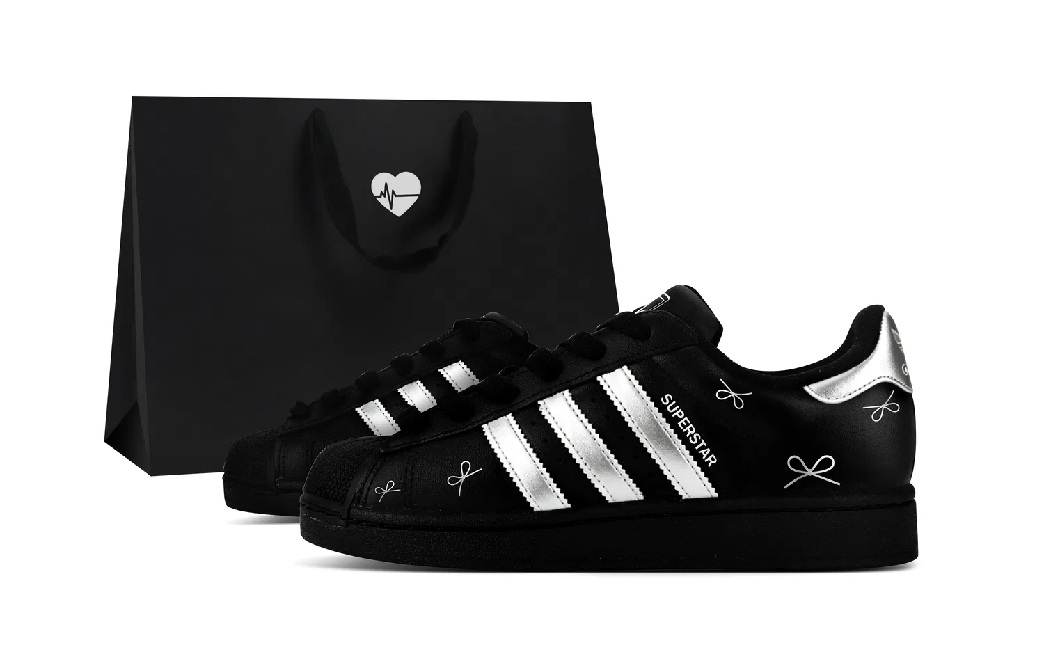 Кроссовки детские Adidas Originals Superstar 2 Silver Mist Black