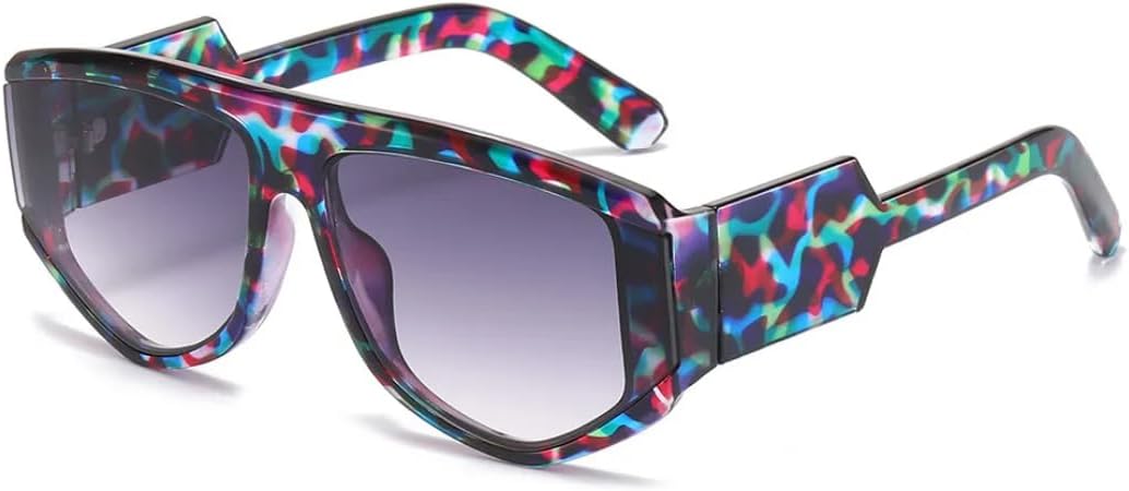 

Винтажные роскошные женские солнцезащитные очки в стиле панк, леопардовый градиентный дизайн линз, мужские солнцезащитные очки с защитой от УФ-излучения UV400 SZVVBKK, Blue Flower Grey