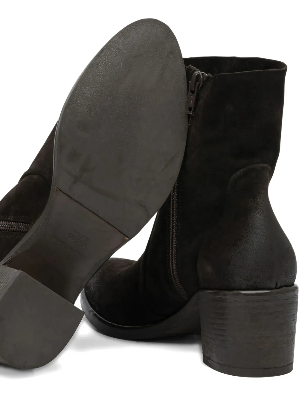 Ботинки с застежкой-молнией и блочным каблуком strategia shoes, черный — фото 3