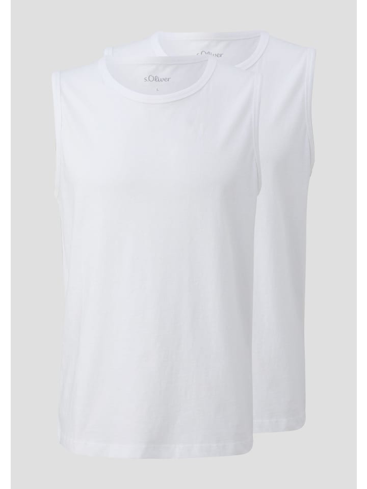 

Футболка в цвете 0100_white s.Oliver, Белый, Футболка в цвете 0100_white s.Oliver