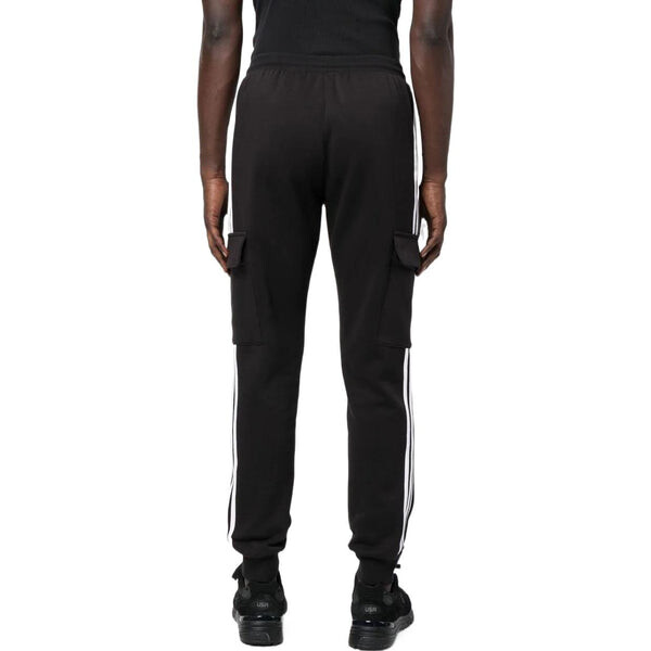 Спортивные штаны Men's adidas originals Solid Color Logo Printing Cargo Bundle Feet Sports Pants/Trousers/Joggers Black, черный — фото 4