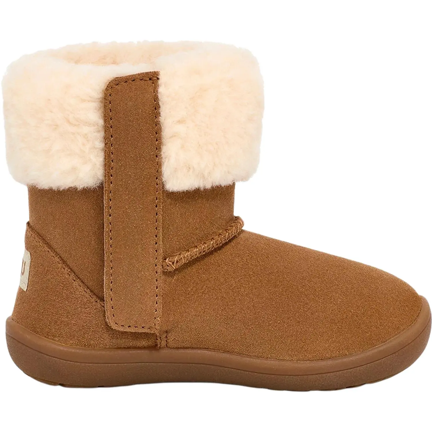 Скользостойкие износостойкие высокие детские ботинки для детей 3-7 лет UGG, коричневый — фото 3