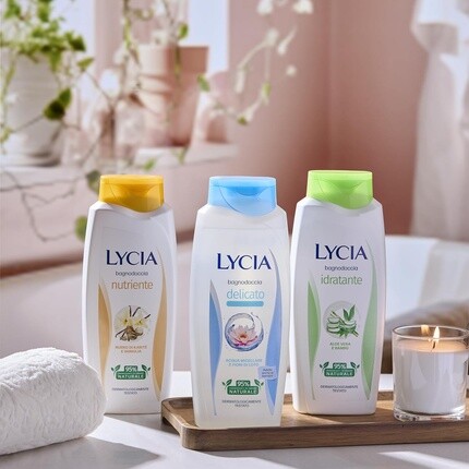 Гель для душа Lycia Nutri Care с маслом ши и ванилью 750мл — фото 3