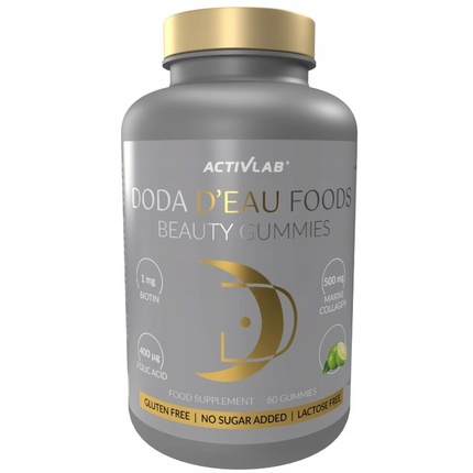 

Doda Deau Foods Beauty Gummies Лимон-Лайм 60 жевательных конфет Activlab