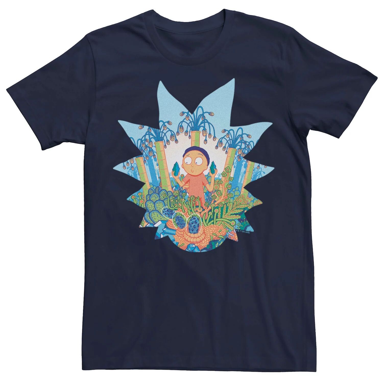 

Мужская футболка Rick And Morty Plants Garden Licensed Character