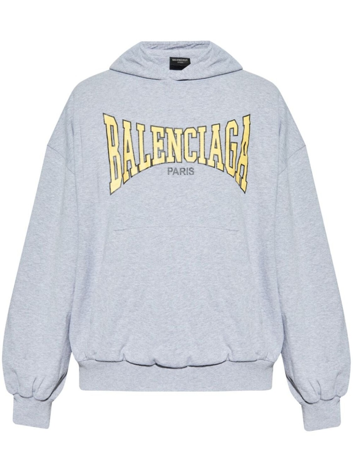 

Толстовка с капюшоном и логотипом Balenciaga, серый