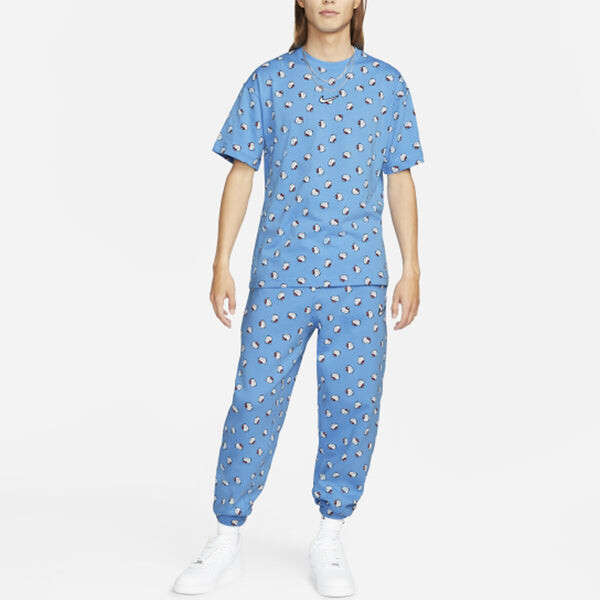 Футболка Nike x Hello Kitty Crossover SS22 Cat Full Print Pullover Short Sleeve Blue, мультиколор — фото 3