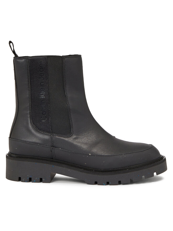 Ботинки на плоской подошве Combat Mid Chelsea Wn Calvin Klein, черный