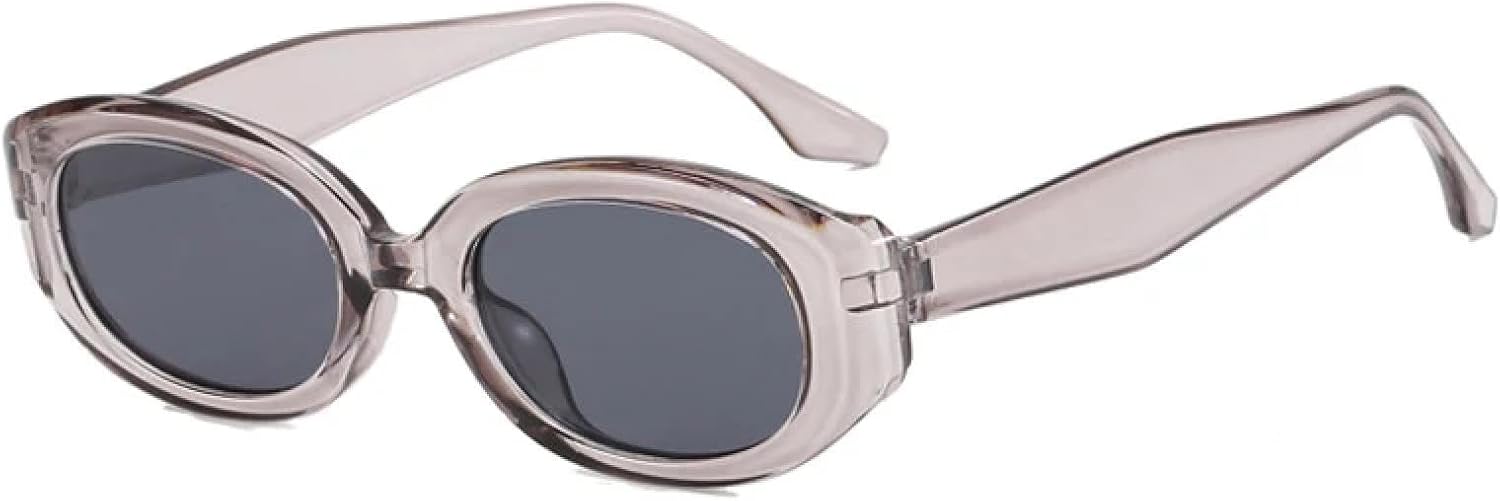 

Солнцезащитные очки с защитой от УФ-излучения UV400 | Маленький размер, конфетный цвет, панк | Для женщин и мужчин, для занятий спортом на открытом воздухе и вождения DSVIGF, Cleargray-black