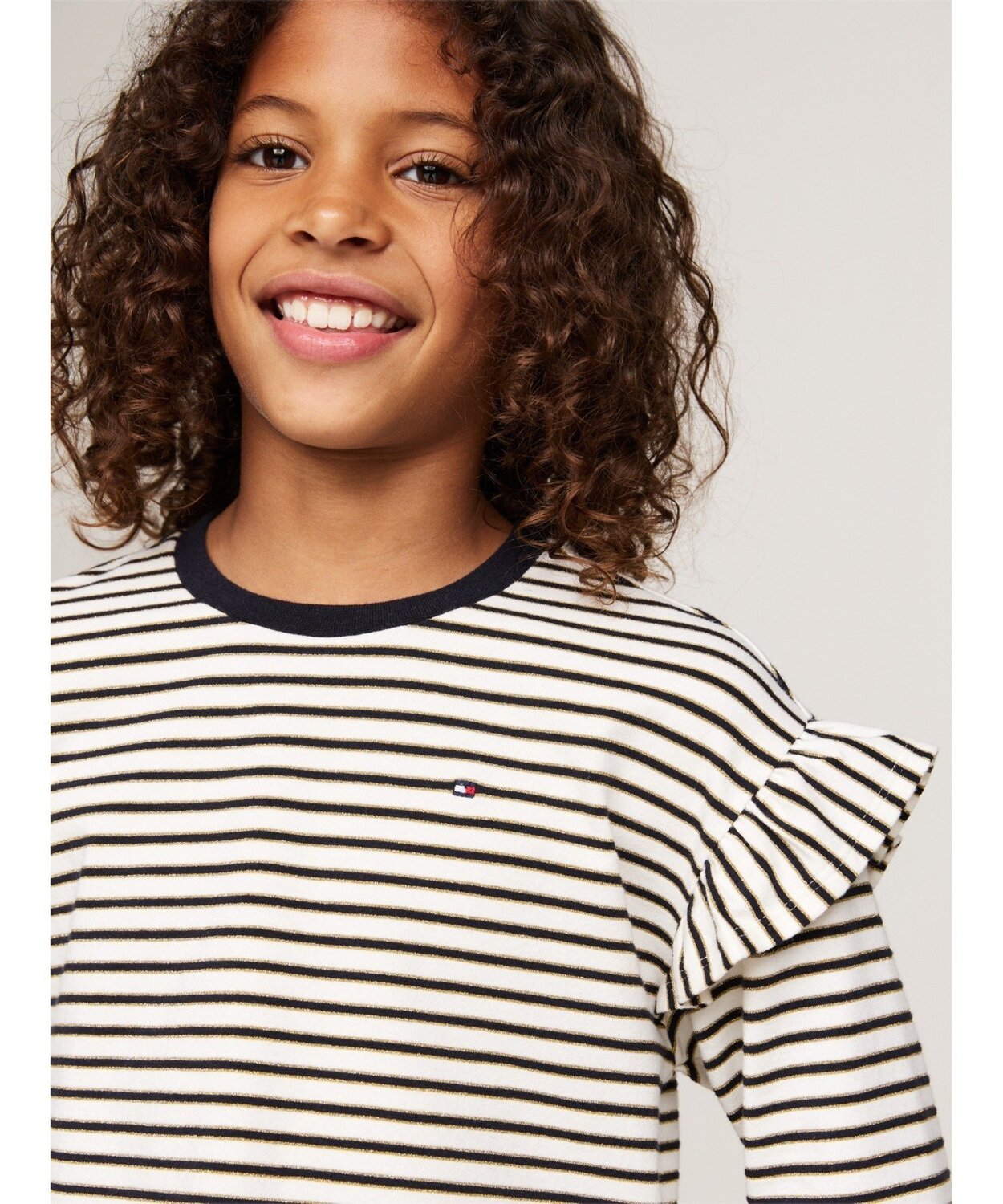 (K) Полосатая футболка с длинным рукавом TOMMY HILFIGER GIRLS, Multi 1