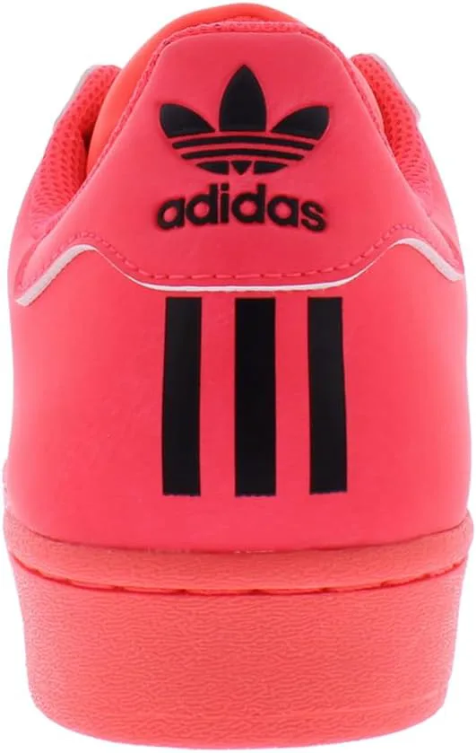 Мужские кроссовки Adidas Superstar на шнуровке, розовый/белый/черный — фото 3
