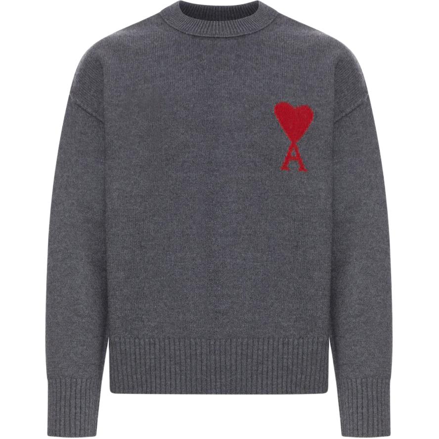 

Ами Парис Ami De Coeur водолазка шерстяной свитер AMIPARIS, серый