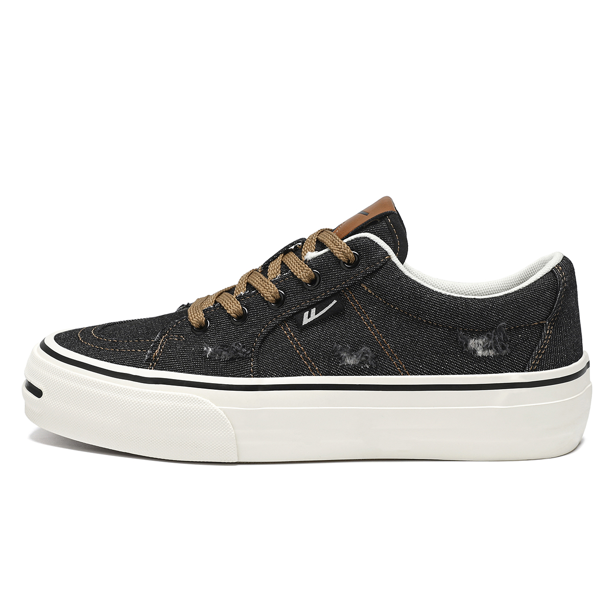 

Высокие устойчивые к истиранию низкие кроссовки для скейтбординга для мужчин WARRIOR, черный