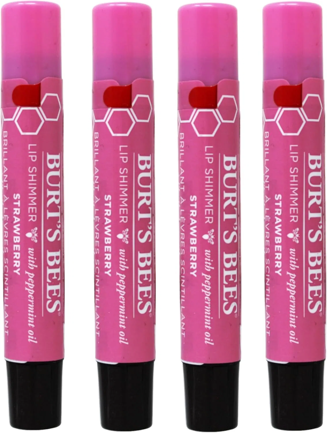 Бальзам для губ «Lip Shimmer Strawberry» от Burt's Bees Burt'S Bees