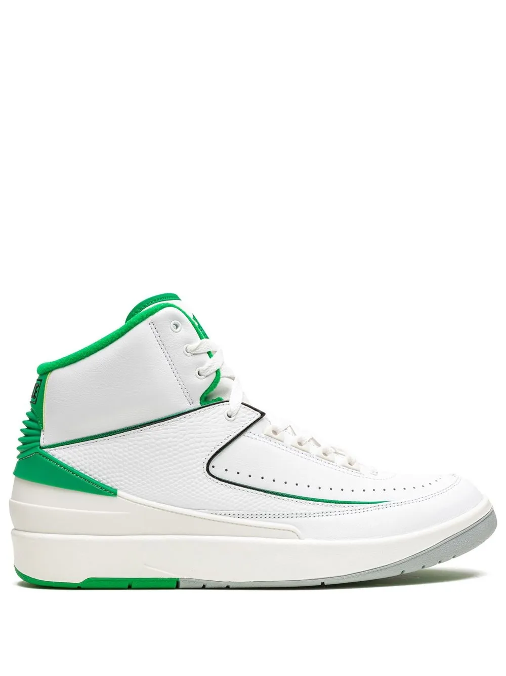 Кроссовки Air Jordan 2 Lucky Green, белый