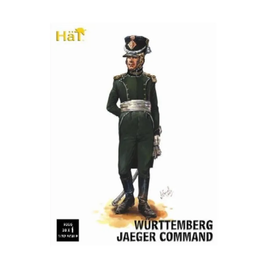 

Вюртембергское егерское командование, Historical Plastic Military Figures - Napoleonic (1:32) (Hat Industries)
