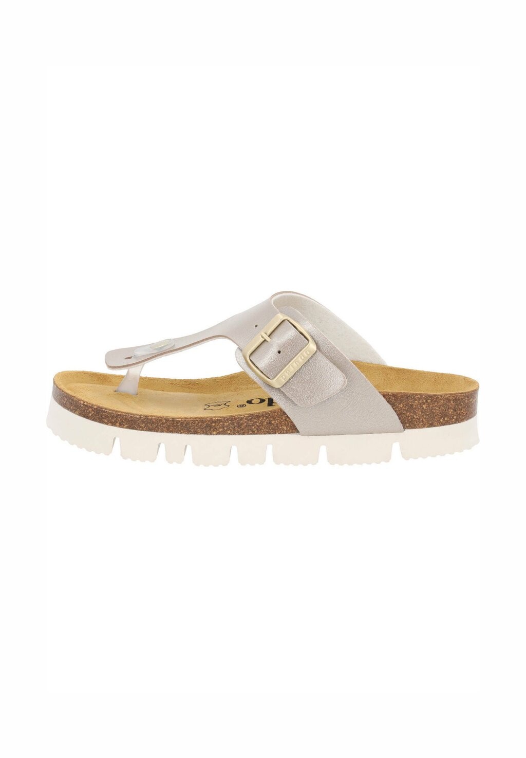 Шлепанцы KOS PL Palado, цвет beige metallic