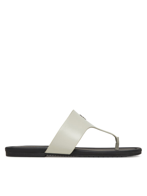 Шлепанцы Flat Sandal Toepost Mg YW0YW01691 Calvin Klein Jeans, белый — фото 4