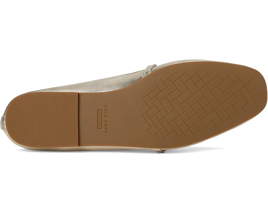 Балетки Cole Haan Yelena Maryjane Ballets, цвет Soft Gold Leather — фото 3