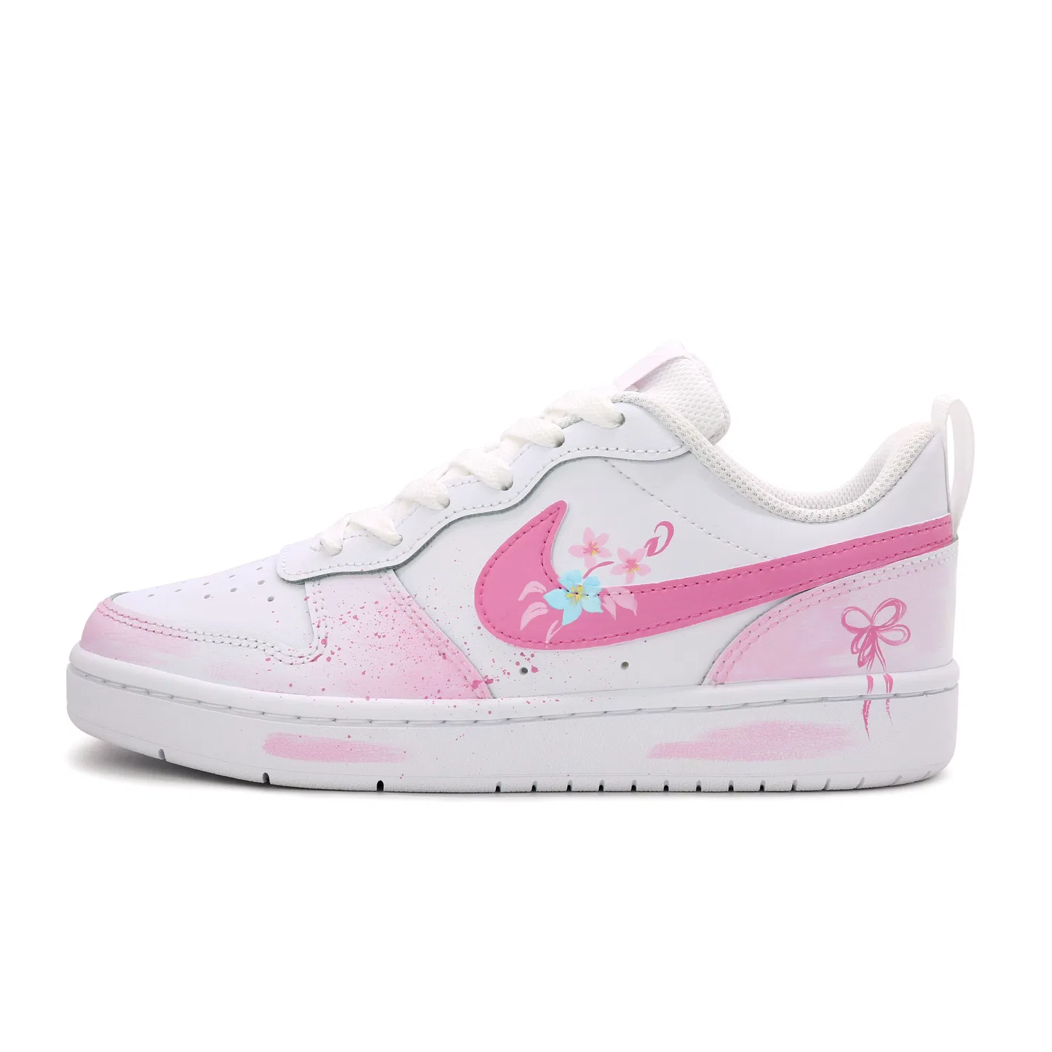 Кроссовки для скейтбординга Court Borough Kids' Grade School Nike, Light Pink