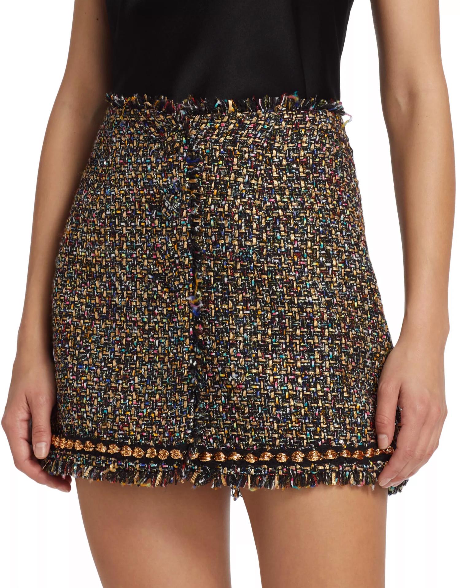 

Юбка Confetti Tweed Odette черного цвета cinq a sept