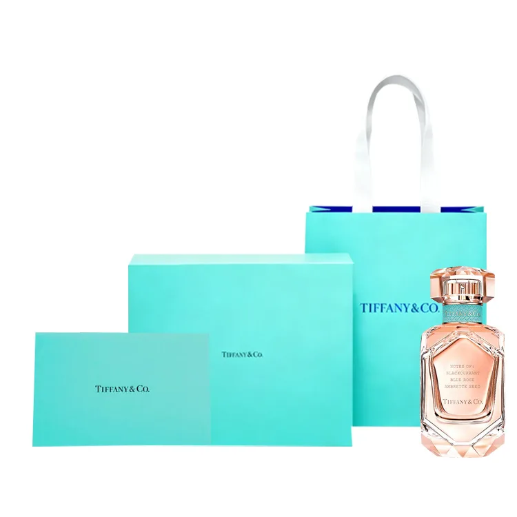 TIFFANY & CO. Женские духи Rose Gold с цветочно-фруктовым аккордом, мускусом и голубой розой, 50ml/Official Box+Shopping Bag