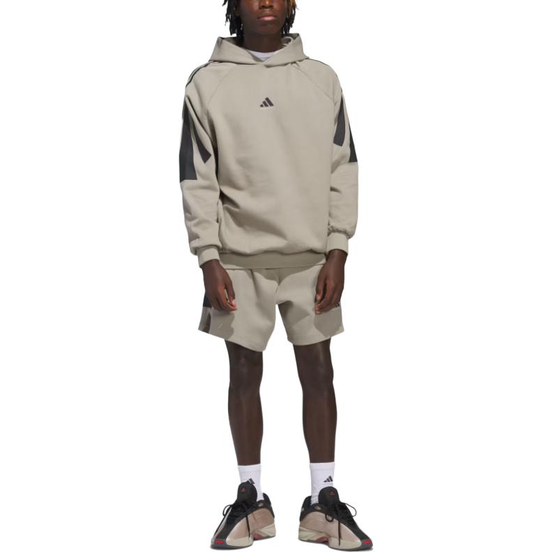 Баскетбольные шорты Spacer унисекс Putty Beige Adidas, бежевый — фото 4