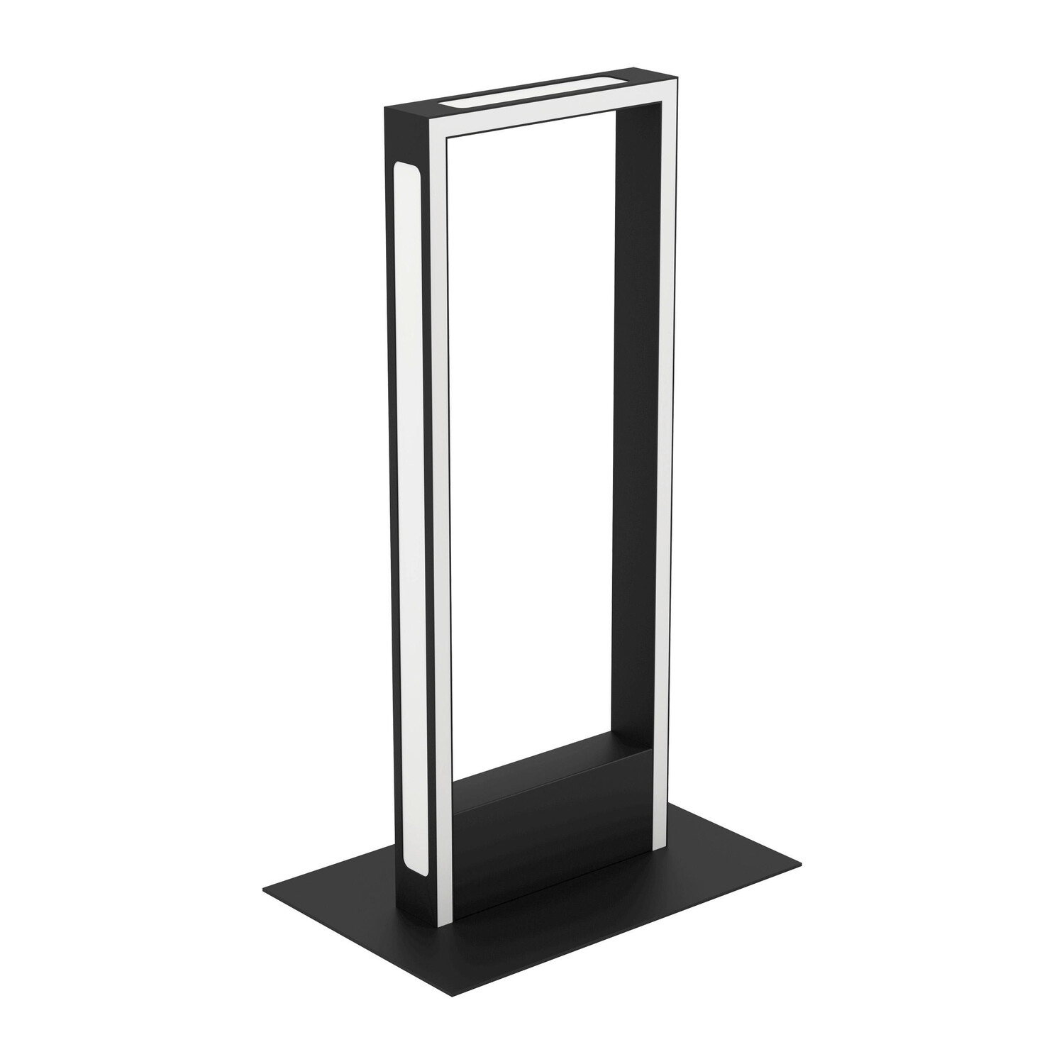 

Светодиодная настольная лампа Eglo, 16x3,5x42,5 см, черно-белый