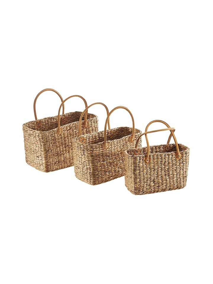 

Шоппер kobolo 3tlg. Set Einkaufstasche HYASETLEATH, коричневый
