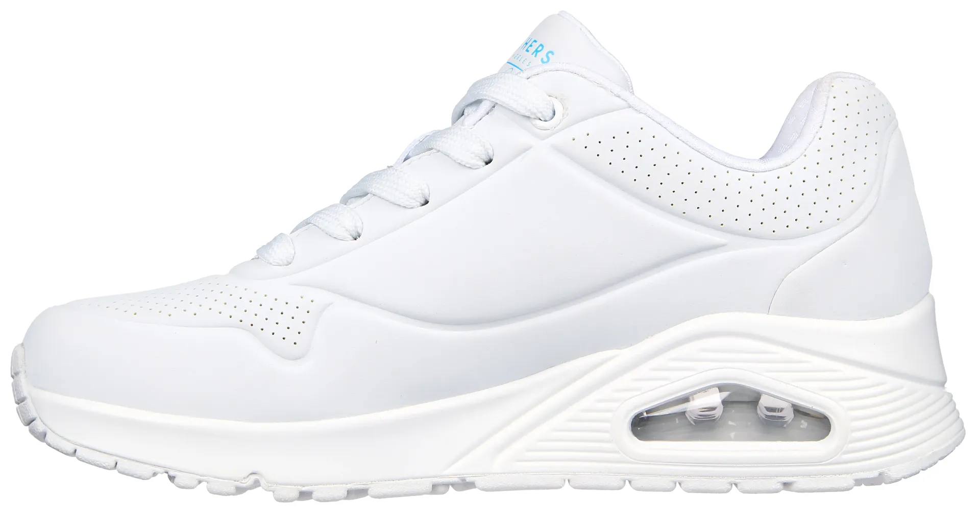 Кроссовки Skechers "UNO - HIGHLIGHT LOVE", с принтом в виде сердца, повседневная обувь, полуботинки, туфли на шнуровке, белый — фото 4