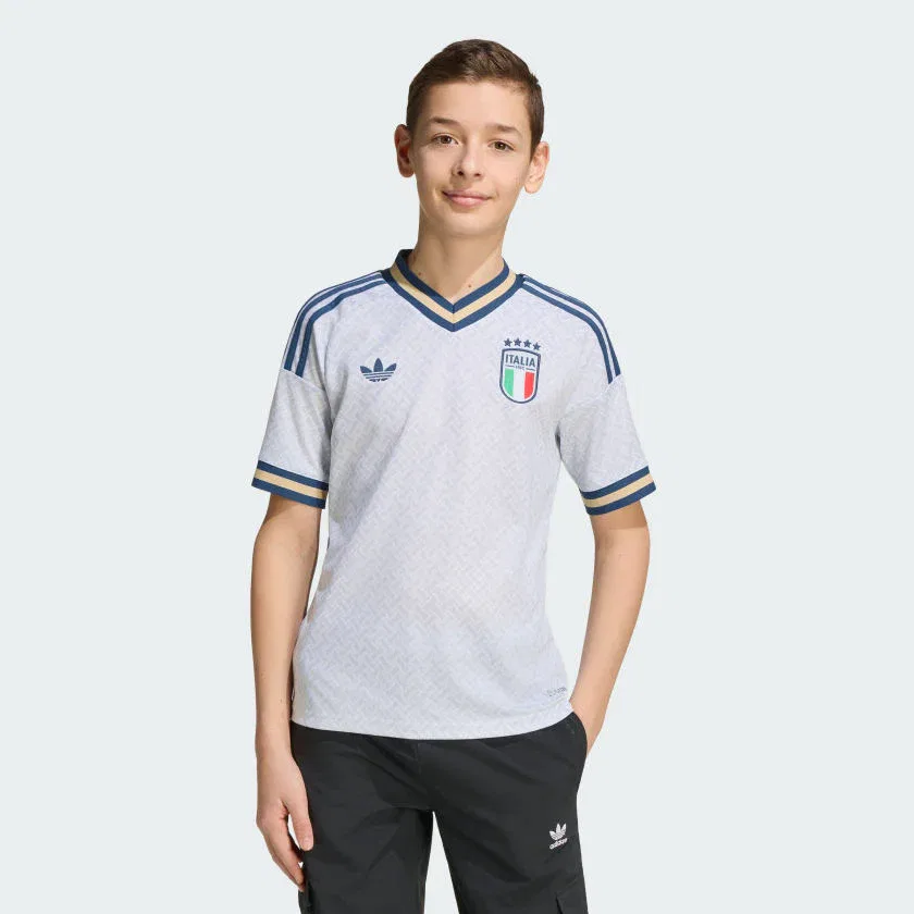 Детская выездная футболка adidas Italy 26, Aeroblue — фото 3