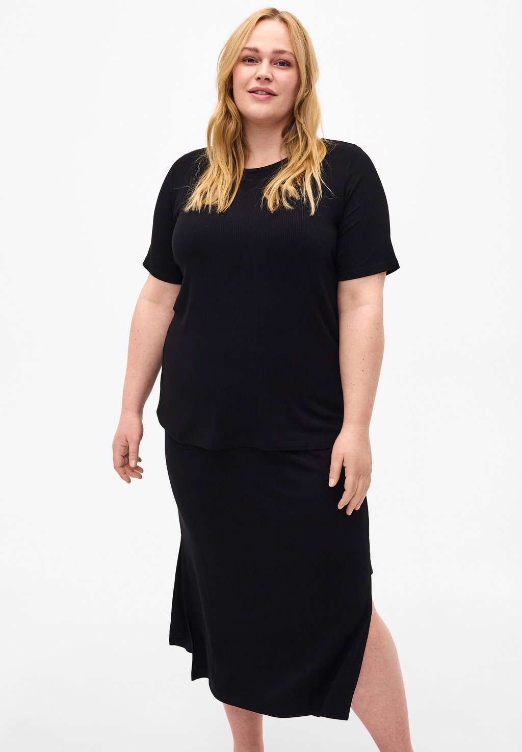 

Юбка-карандаш SCHMAL GESCHNITTENER MIDI Zizzi, черный