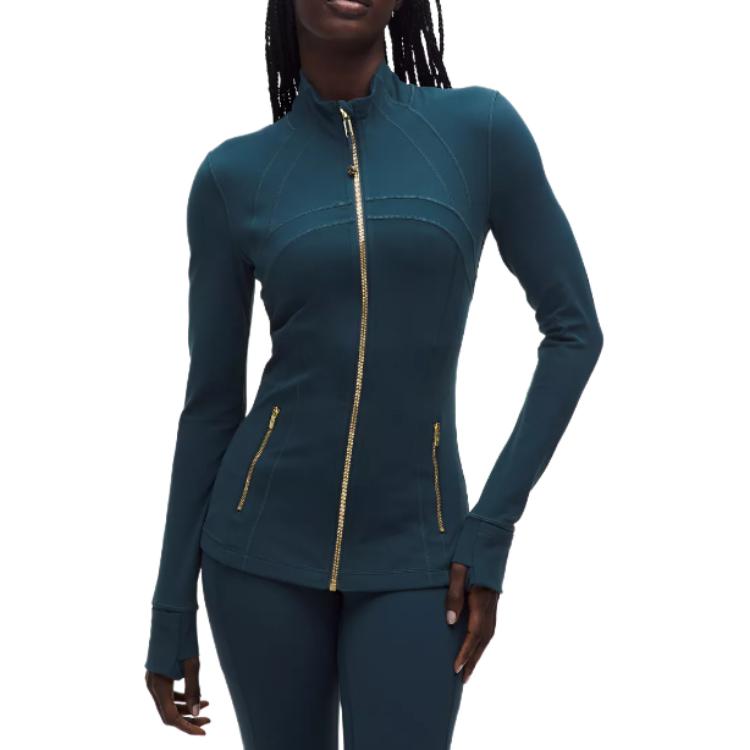 

Куртки и пальто женские Lululemon, indochine синий/золотой/золотой