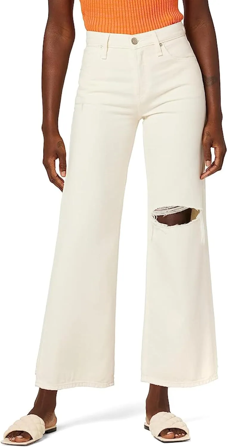 

Hudson Women's Rosie High-Rise Wide Leg Ankle Jean
