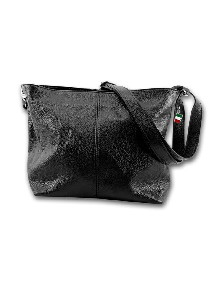 

Кожаная сумка через плечо, сумка Florence, черная, примерно 29 см Florence