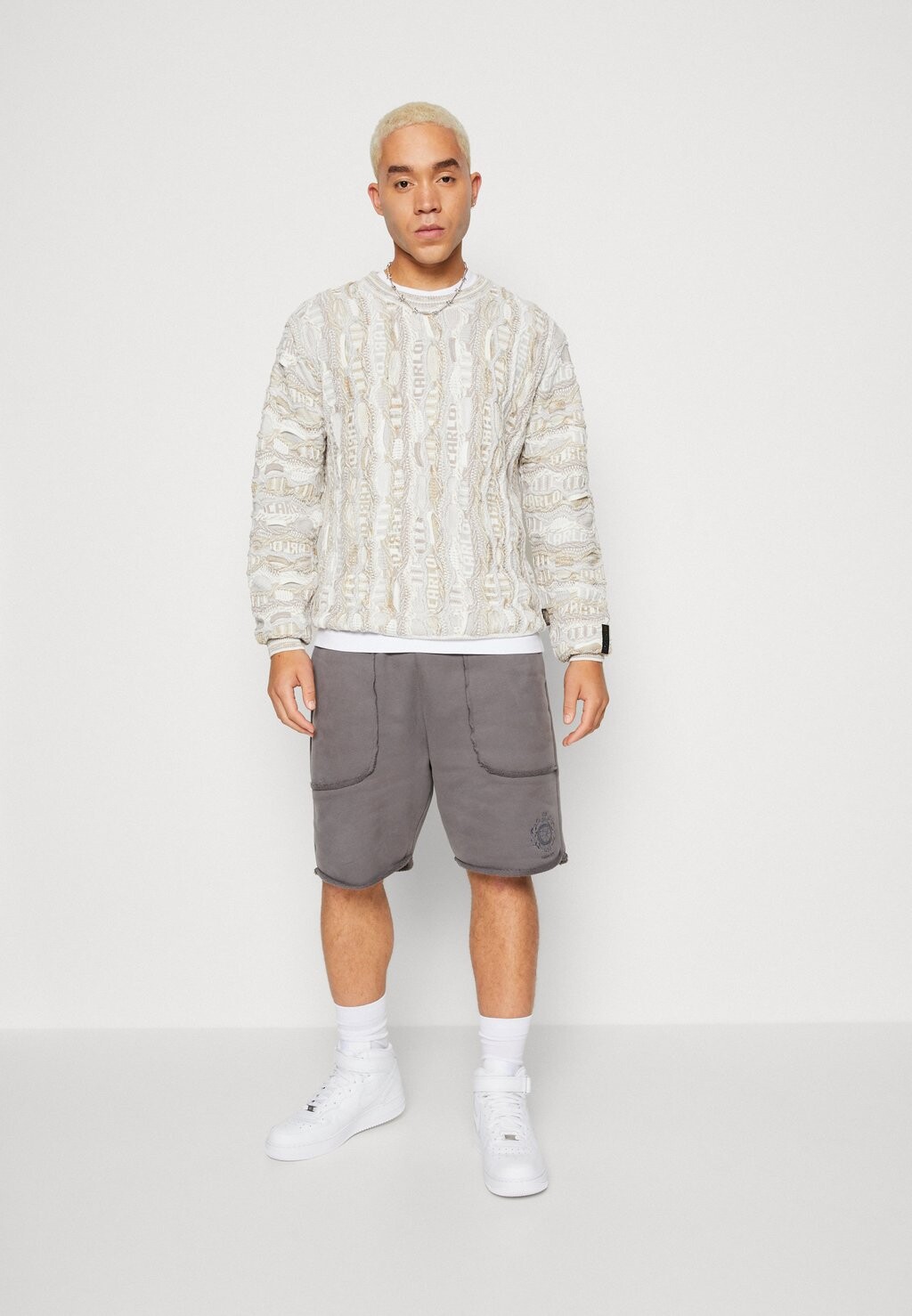 

Свитер Rundhals Unisex Carlo Colucci, цвет beige/offwhite/grey/brown