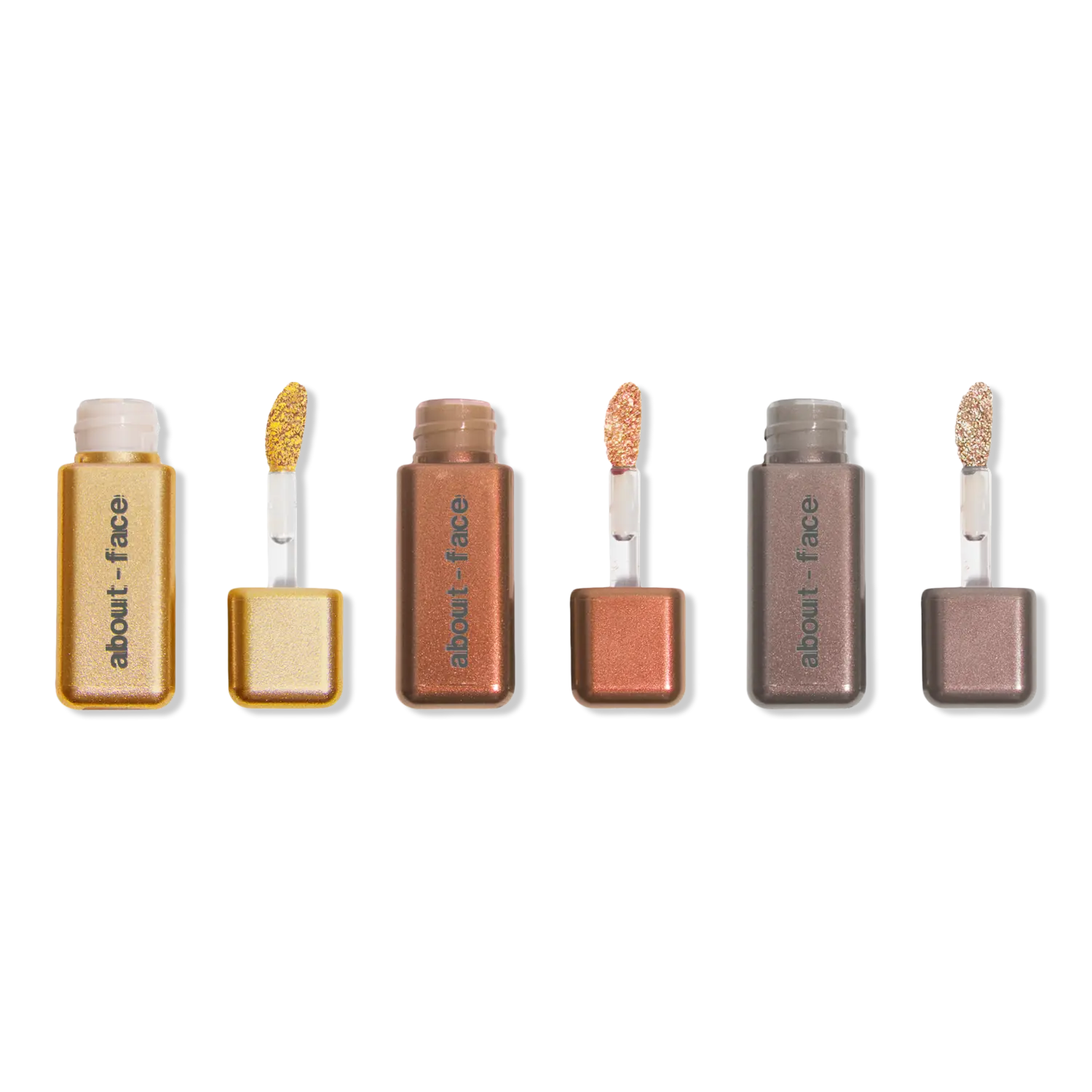 

Фрактальные блестящие тени для век: Мини-версии - Богиня about-face