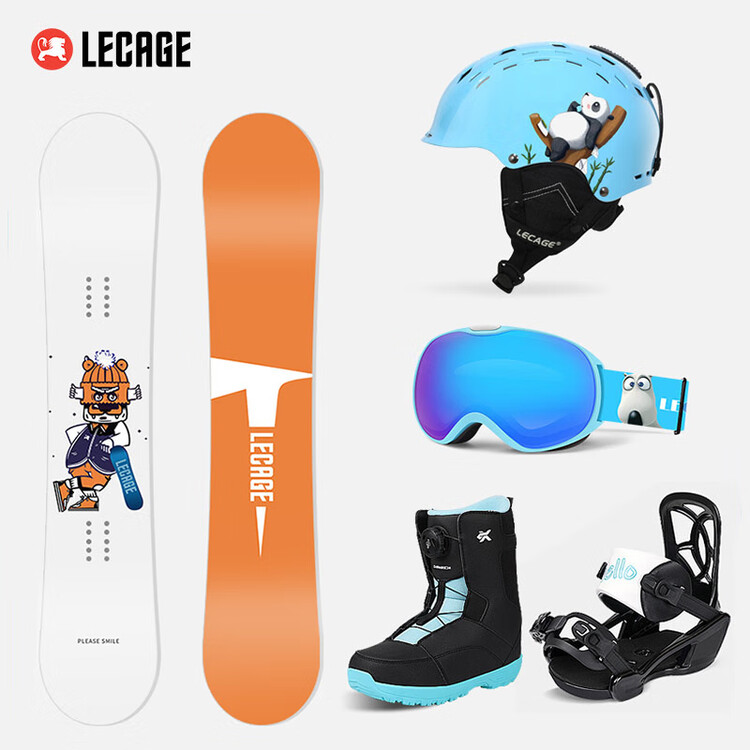 

HEAD Детский сноуборд LECAIGE с быстросъемными ботинками и креплениями, шлемом, очками (5 предметов) 100см