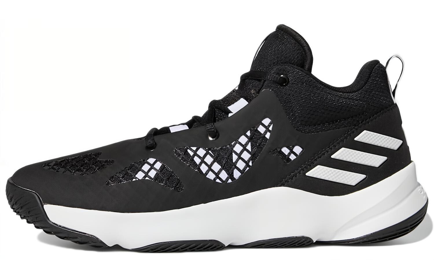 

Кроссовки Adidas Vintage Basketball, черный/белый, Серый;черный, Кроссовки Adidas Vintage Basketball, черный/белый