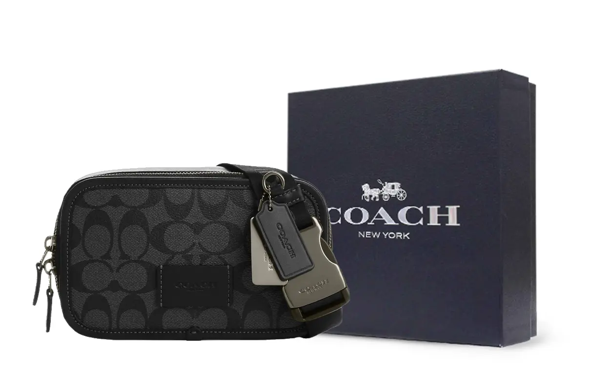 

COACH Кожаная наплечная поясная сумка через плечо