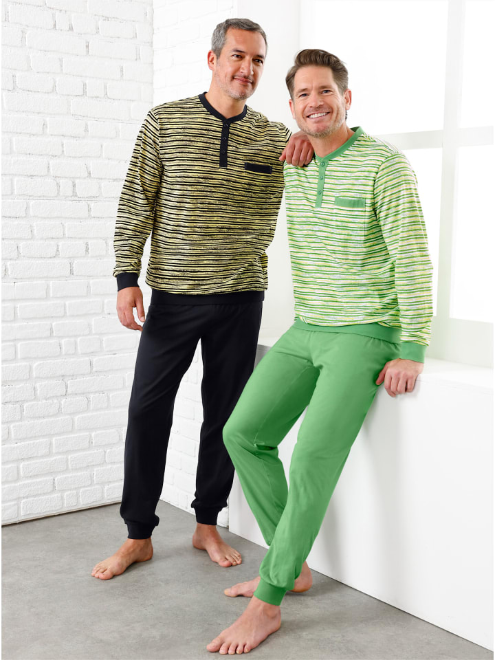 

WITT WEIDEN Пижама с принтом яблочно-фисташкового цвета и принтом черного лимона