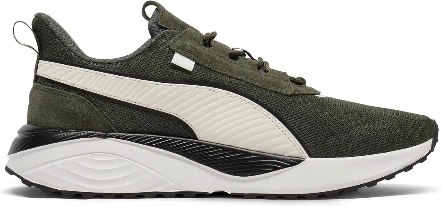 Мужские кроссовки PUMA Pacer 23 Street Shoes Trainers, Green Moss Warm White Black Ah25 — фото 4