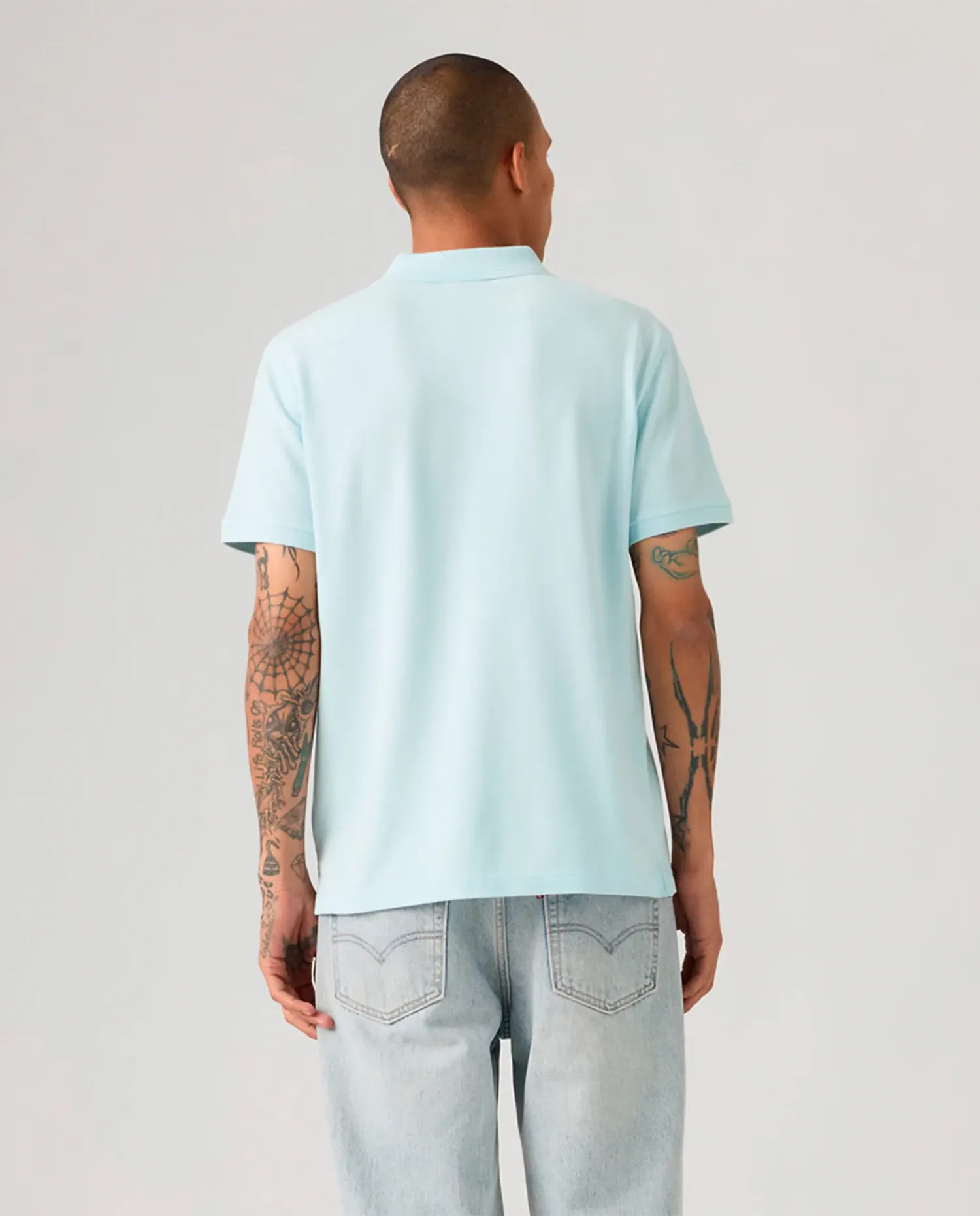 Мужская футболка с коротким рукавом Levi's, светло-голубой — фото 2